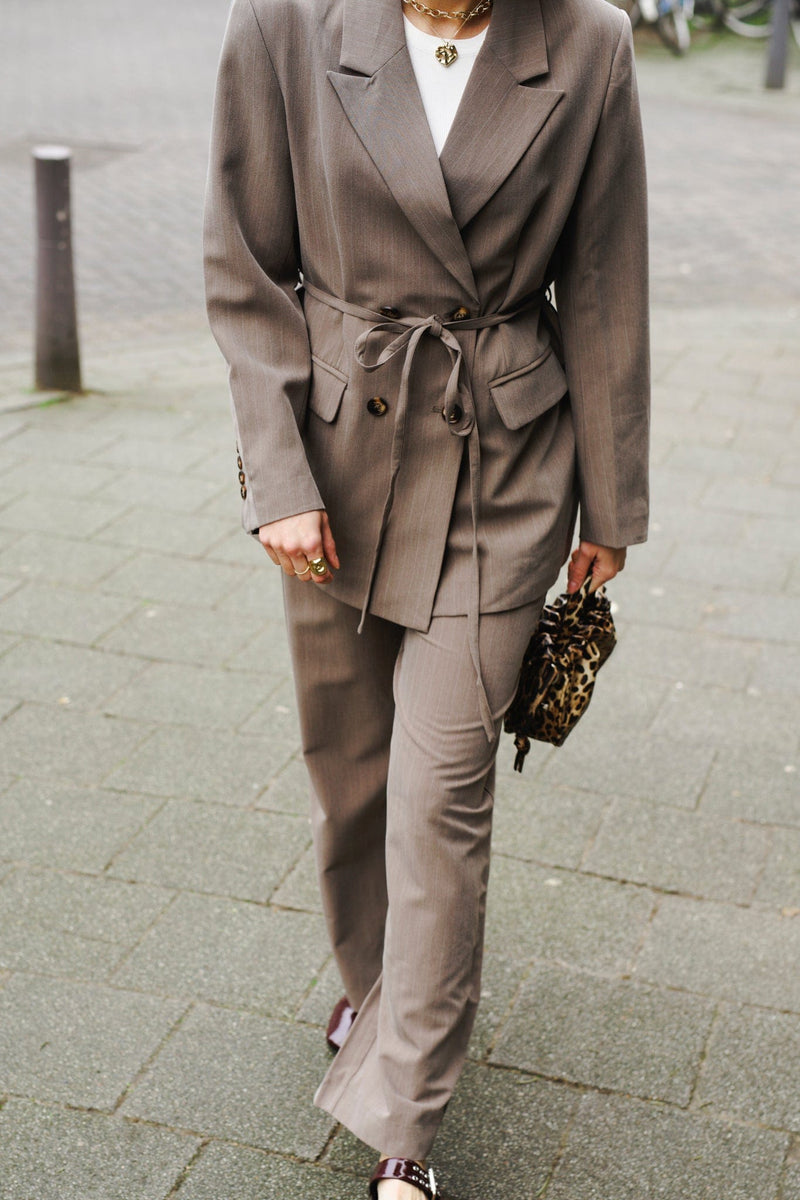 YASStrala Blazer - Taupe