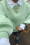 Dena Sweater - Lime groen