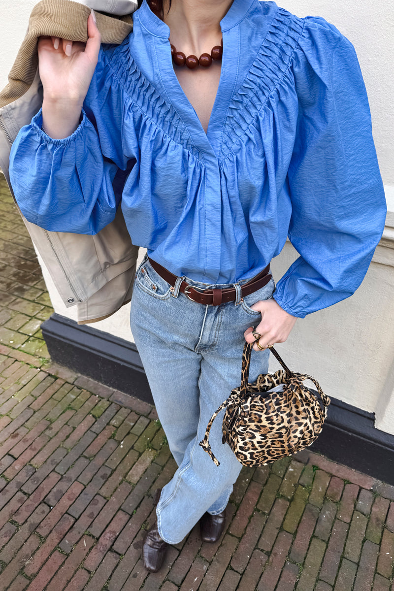 YASElly Blouse - Blauw