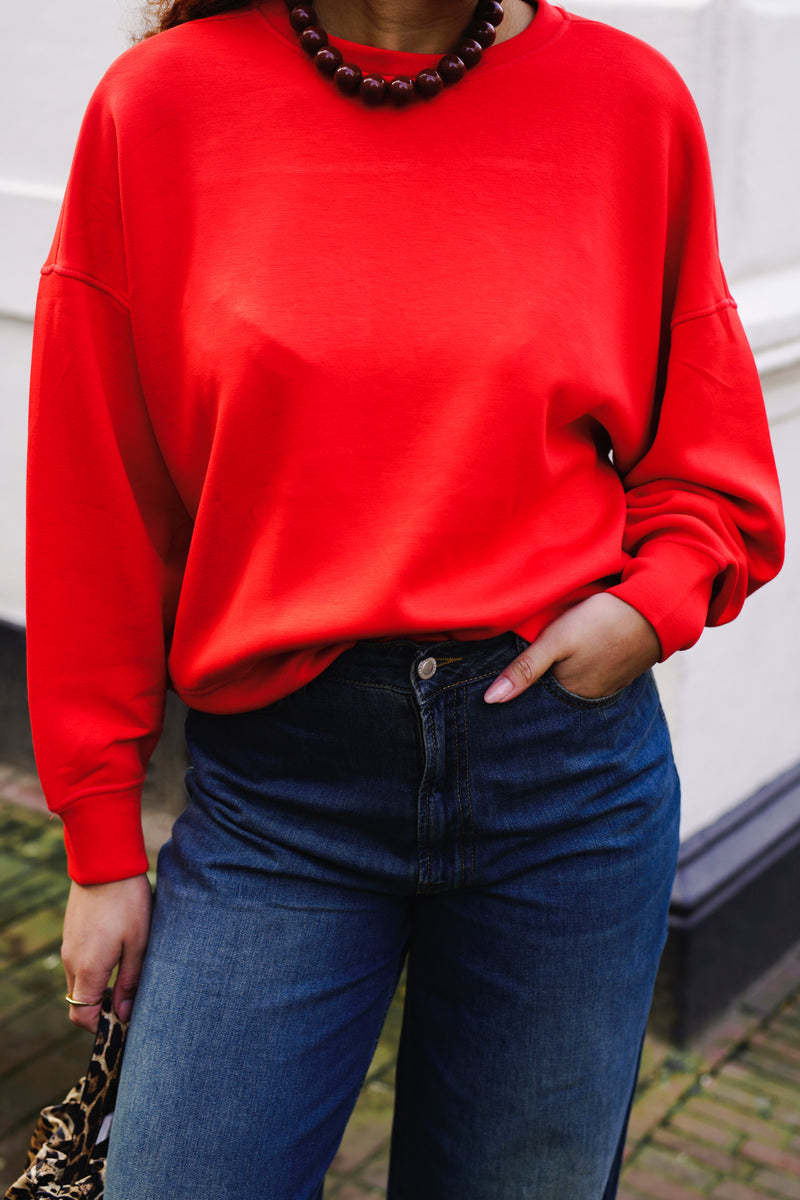 MSCHDalvina Ima Q Sweatshirt - Rood