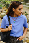 SLFEssential Boxy T-Shirt - Blauw