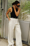 Rib Badge Tank - Zwart