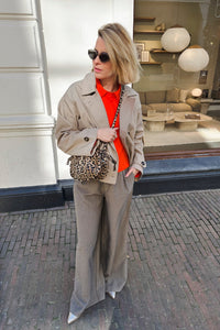 YASCiru Cropped Shirt - Rood