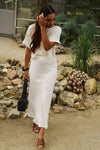 SLFViva Cropped Blouse - Creme
