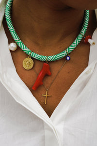 Bill Bedel Ketting - Groen