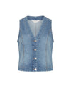 MSCHEli Ada Denim Top - Blauw