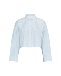 MSCHLiene Zenika Cropped Blouse - Blauw