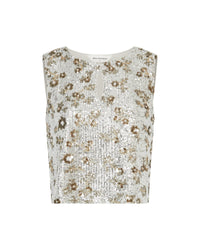 MSCHMagnolia Top - Zilver