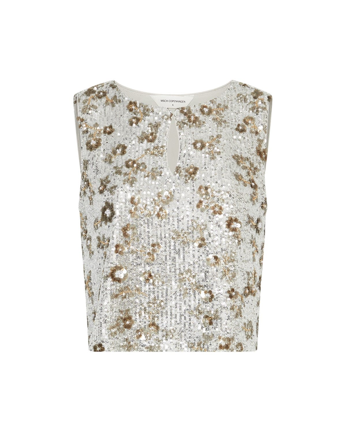 MSCHMagnolia Top - Zilver