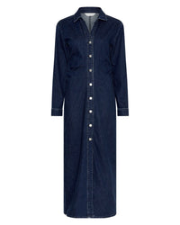 MSCHMow Denim Jurk - Donkerblauw