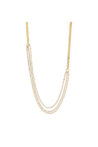 Blink Crystal Ketting - Goud