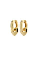 Wave Chunky Hoops - Gold