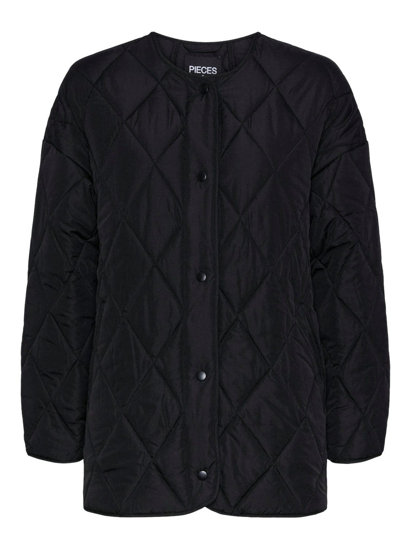 PCStella Quilted Jas - Zwart