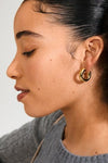Phase Large Oorbellen - Goud