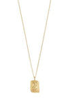 Pisces Recycled Zodiac Ketting - Goud