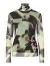 YASLomi Mesh Top - Zwart/Groen