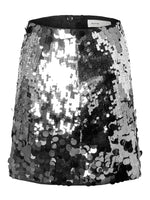 SLFTana Sequins Rok - Zilver