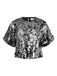 SLFTana Sequins Top - Zilver