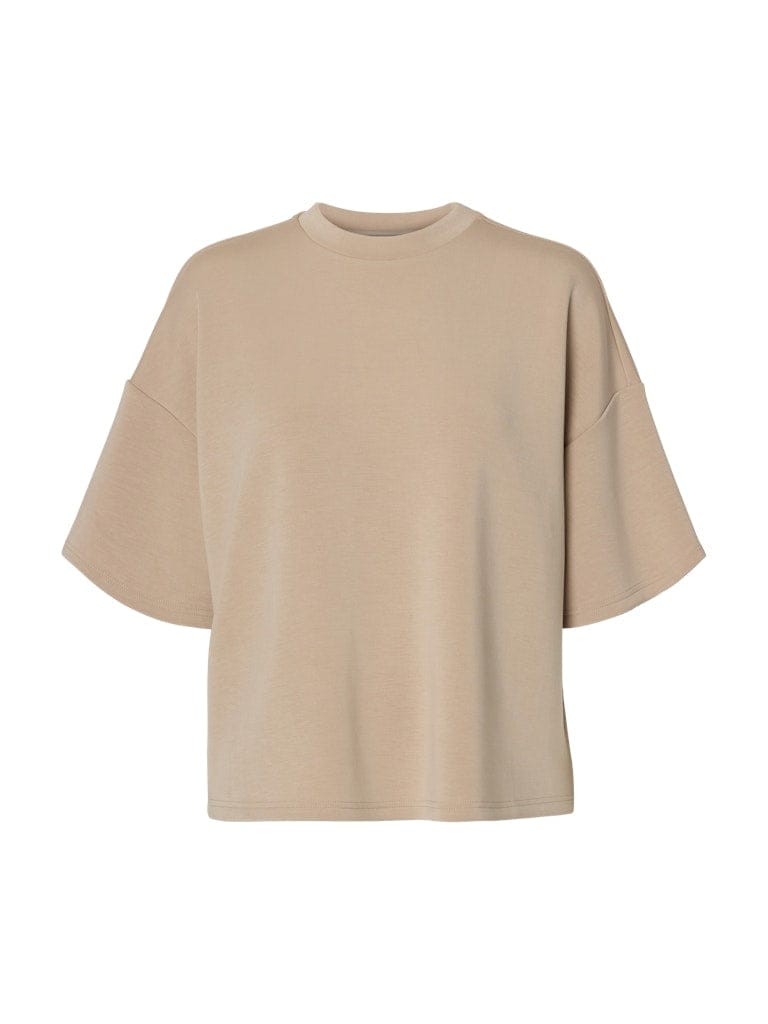 SLFOversized Tenny T-shirt - Beige