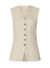 SLFFitted Vilka Gilet - Beige