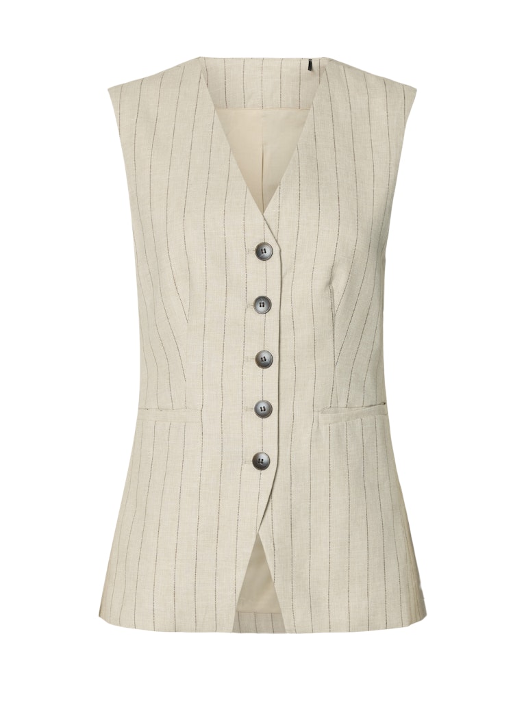 SLFFitted Vilka Gilet - Beige