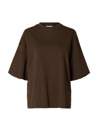 SLWColwoman Oversized Shirt - Donker Bruin