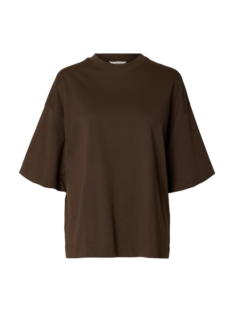 SLWColwoman Oversized Shirt - Donker Bruin