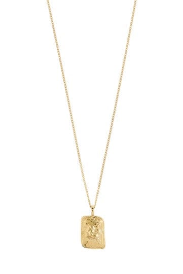 Sagittarius Recycled Zodiac Ketting - Goud