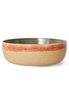 HKliving 70's Keramiek Salade Schaal - Wal 