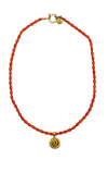 Tommy Royal Ketting - Koraal Rood