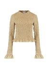 Veerle Top - Geel/Paars