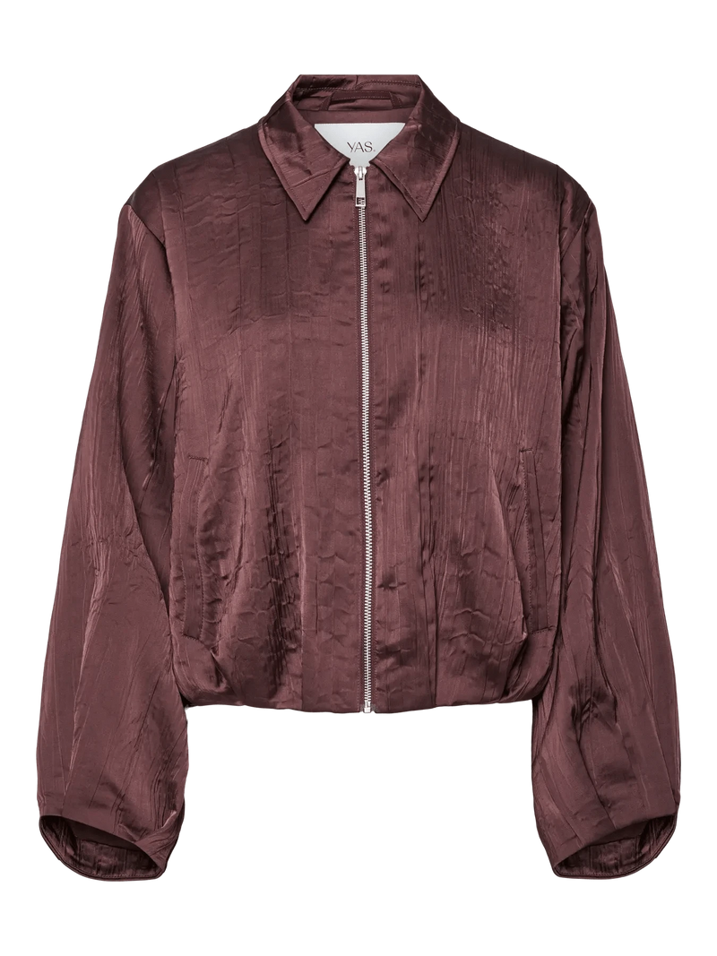 YASTira Bomber Jas - Bordeaux