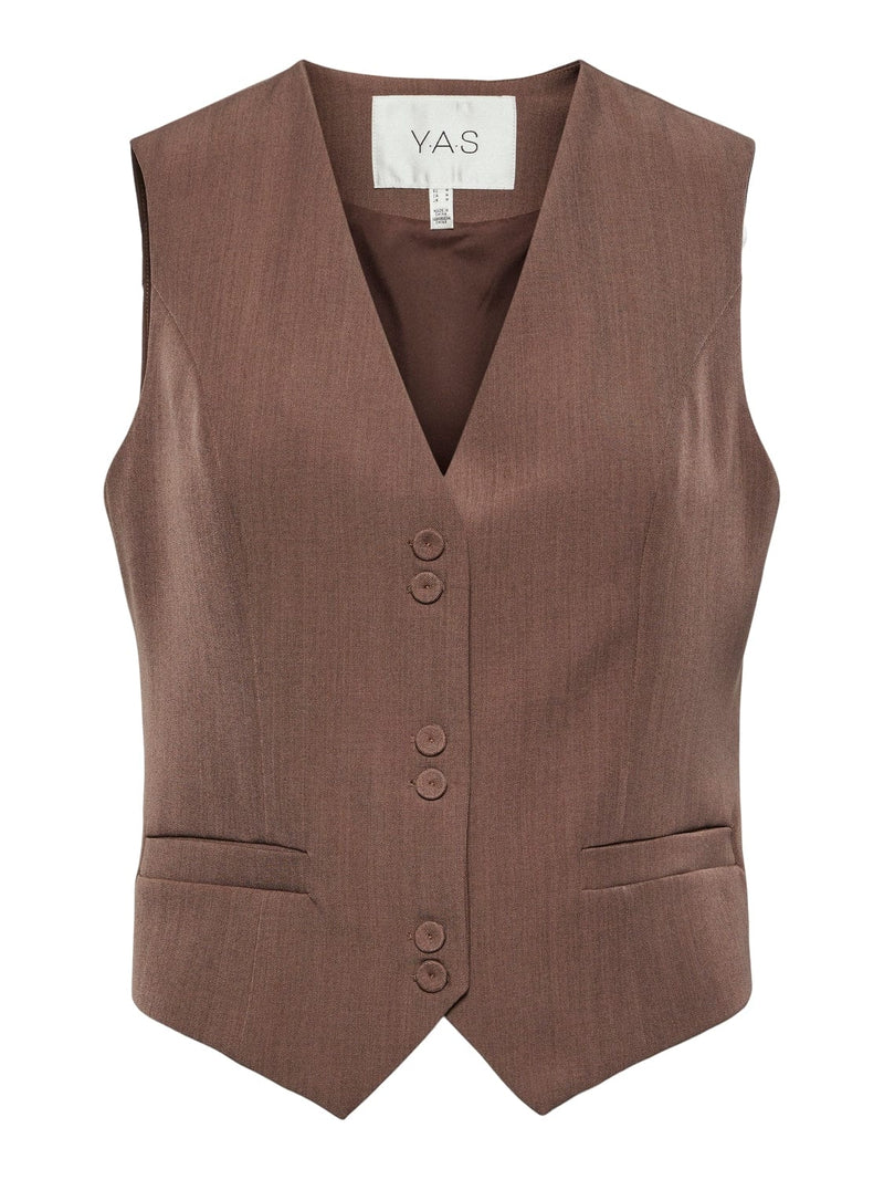 YASCamma Gilet - Bruin