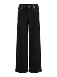 YASNoelle Studded Jeans - Zwart