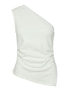 YASVenice One Shoulder Top - Wit