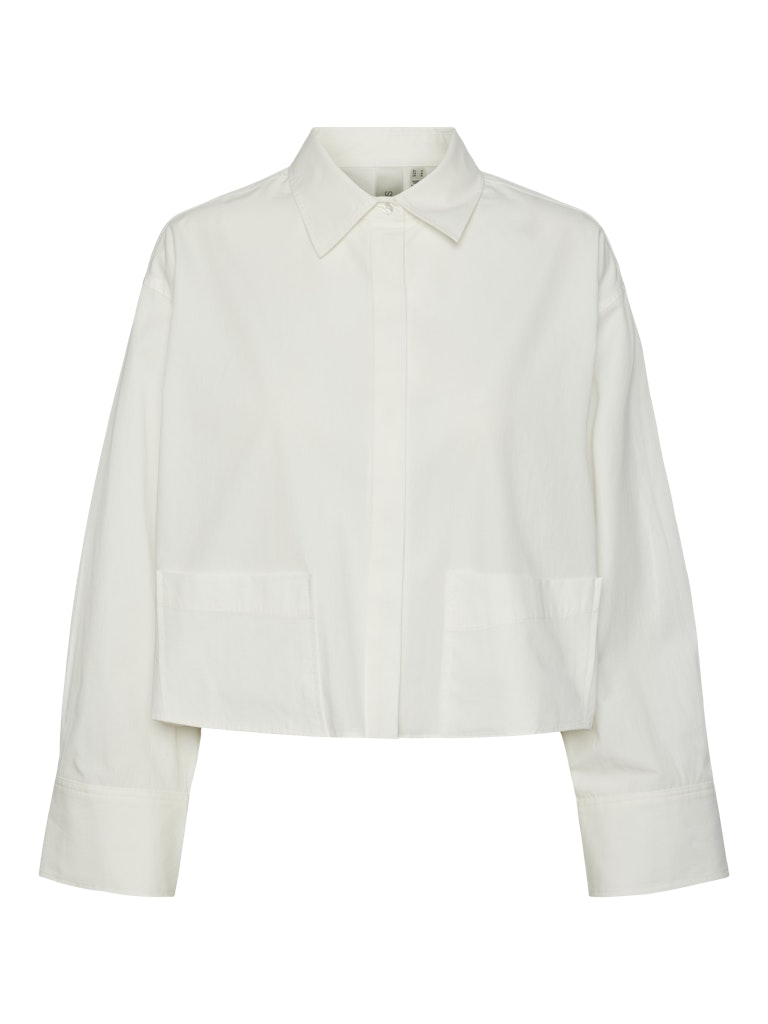YASLee Cropped Blouse - Wit