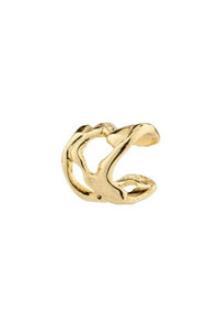 Zena Recycled Ear Cuff - Goud