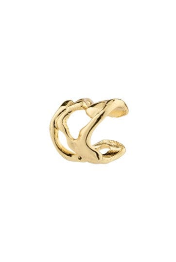 Zena Recycled Ear Cuff - Goud