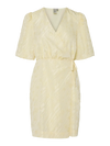 YASPanjana Wrap Jurk - Geel