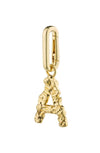 Charm Recycled Bedel A - Gold