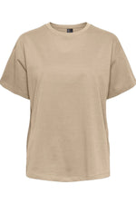 Skylar Oversized T-shirt - Silver Mink