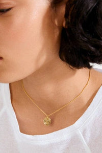 Air Munt Ketting - Goud