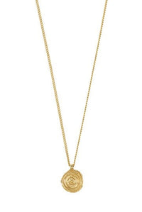 Air Munt Ketting - Goud