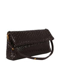 Arlene Braided Raw Structure Tas - Bruin