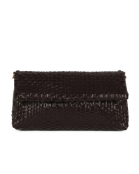 Arlene Braided Raw Structure Tas - Bruin
