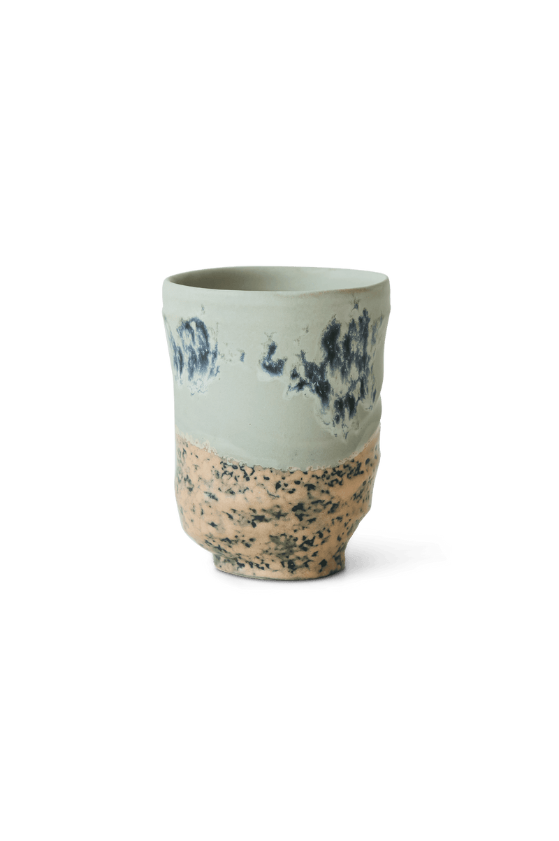 HKliving 70'S keramiek Koffie Mok - Tidal 