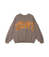 Baseball Sweater - Grijsbruin