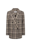 Blanket Check Blazer - Bruin
