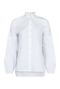 Yassie Poplin Blouse - White