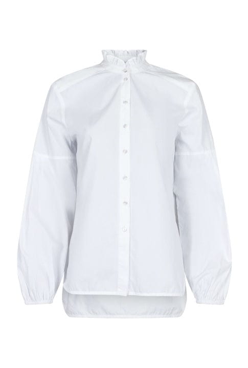 Yassie Poplin Blouse - Wit